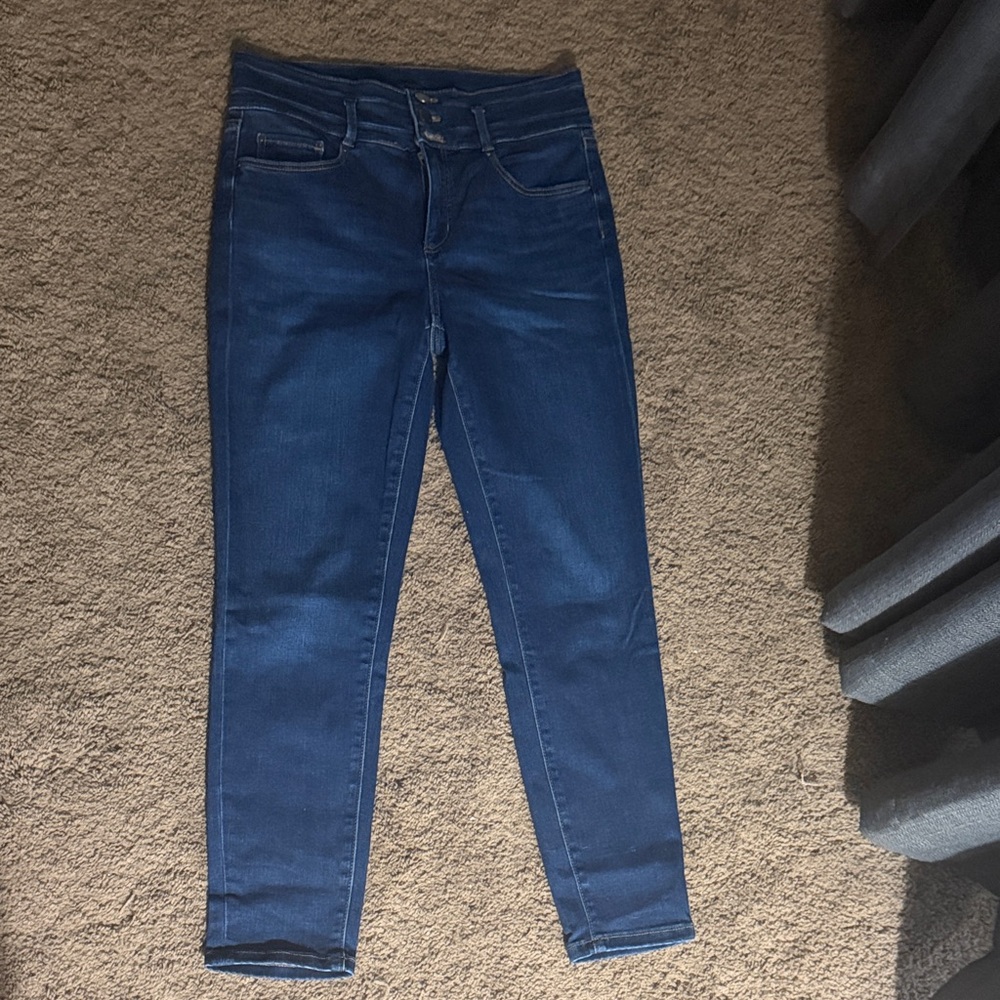 Ann Taylor Dark Blue Skinny Jeans